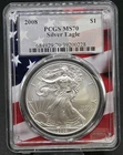 2008 1oz .999 Silver American Eagle | PCGS MS70 #228