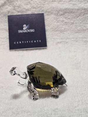 Swarovski 2010 Galapagos Tortoise Event Piece - Signed RARE