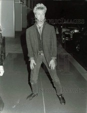 1986 Press Photo Brian Setzer of The Stray Cats at Century Plaza Hotel