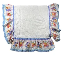 Winnie the Pooh Vintage 1997 Crib Skirt Baby Nursery Toddler Bed Tigger Piglet