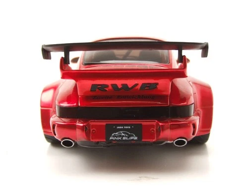 Porsche 911 (964) RWB mundo rugoso rojo coche modelo 1:18 Solido - Imagen 8 de 10