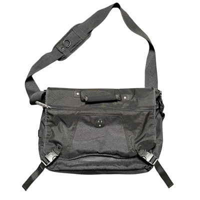 Vintage 2000s GAP Messenger Sling Bag Biker Cyclist Tactical Black