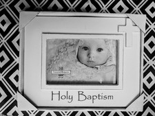 treasured memories holy Baptism Frame