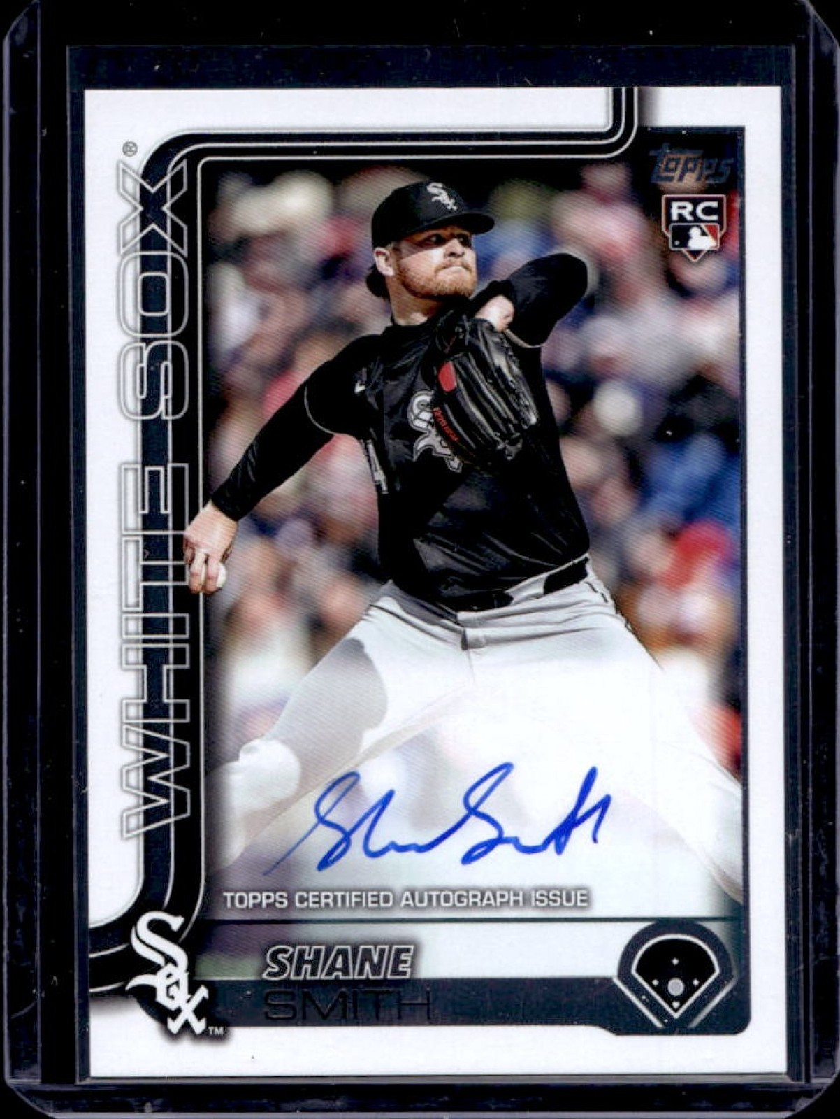 2025 Topps Update Shane Smith Real One Auto RC Rookie #US278 White Sox