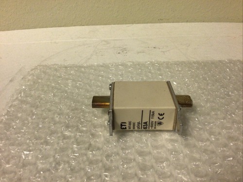 ETI WT-00C 63A FUSE BLOCK, 500V, 115KA, FREE SHIPPING