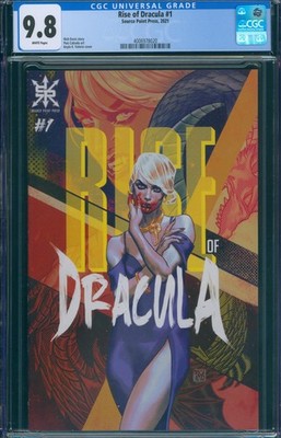 Rise of Dracula #1 CGC 9.8 Cover A Source Point Press 2021 Rise of Dracula 1st P