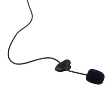 Lavalier Microphone Mini Clip Microphone for Computer Phone Black