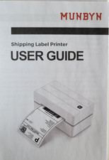 MUNBYN Label Printer 150MMS 4 BY 6 Desktop USB Thermal - White 7 BY 4 INCHES