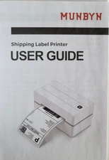 MUNBYN Label Printer 150MMS 4 BY 6 Desktop USB Thermal - White 7 BY 4 INCHES