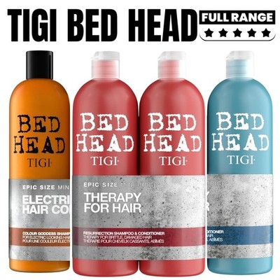 Bed Head By Tigi Resurrection Recovery & Goddess Shampoo & Conditioner 750ml
