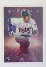 2013 Bowman Sterling - Oswaldo Arcia #4 Purple Refractor /10 (RC)