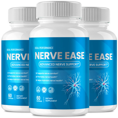 Nerve Ease Capsules, NerveEase Pills Reviews (3 Pack)