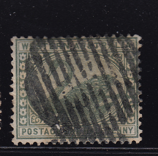 Australia Western Australia #58 used with round grid cancel