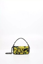 VALENTINO loco Embroidered Small Shoulder Bag yellow and black - BNWT