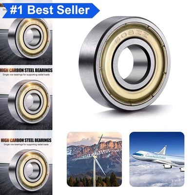 Ball Bearings 608ZZ 10 Pack Double Shield Single Row for Skateboards Inline