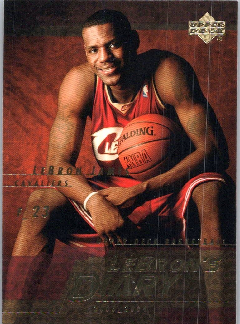 2003-04 LeBron James Upper Deck LEBRON'S DIARY Rookie Rc #LJ11
