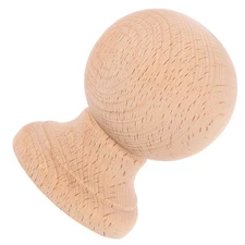 Wood Ball Finial - Staircase Bed Post Cap For Stairs Bedpost & Flagpole Toppers