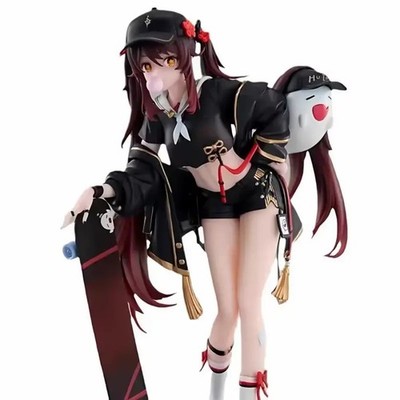 Genshin Impact Hu Tao Figur Anime Statue Sammler Modell Desktop Deko