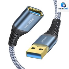 USB Extension Cable 3.3ft, USB 3.0 Type A Male to Female Extender Cables High...