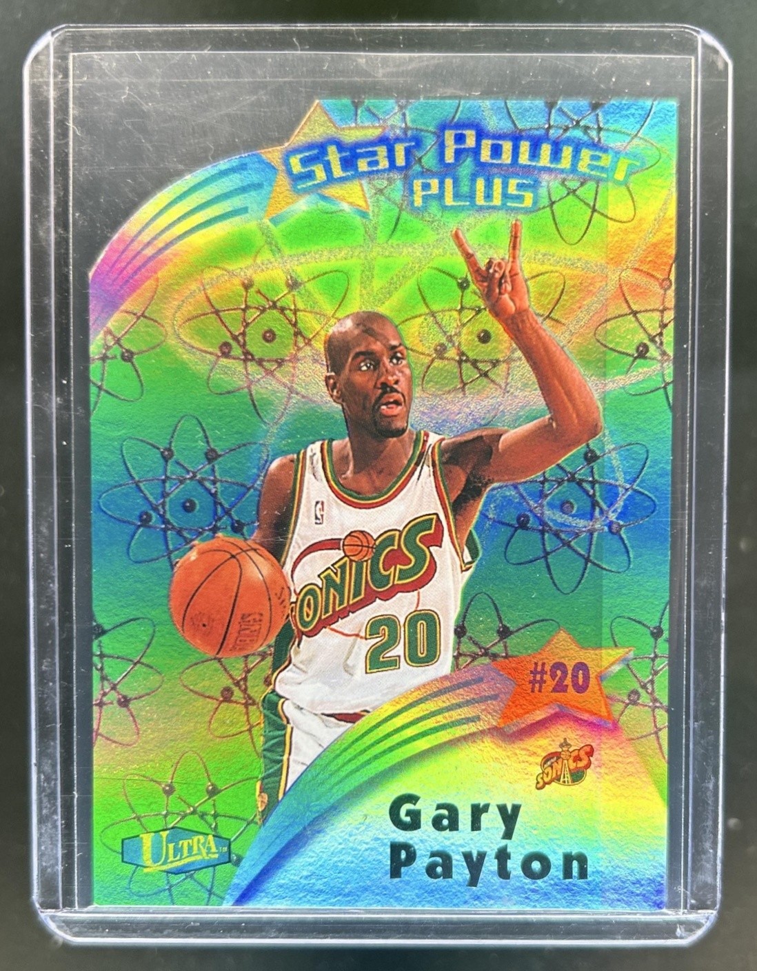 1997-98 Fleer Ultra Gary Payton Star Power Plus #12 SPP SuperSonics