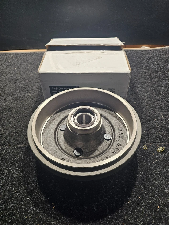 (QTY 2) For 2009-2011 Ford Focus 4-Stud/Lug Hole Rear Brake Drum YH290674 - Image 2 of 4