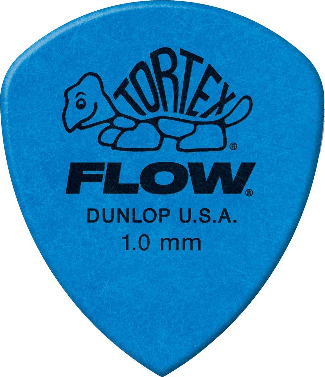 Médiators Tortex Flow Standard 1,00mm Dunlop rigides en matériau composite premium