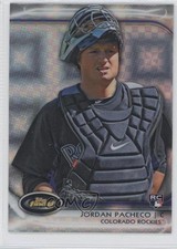 2012 Topps Finest X-Fractor Jordan Pacheco #22 9b3