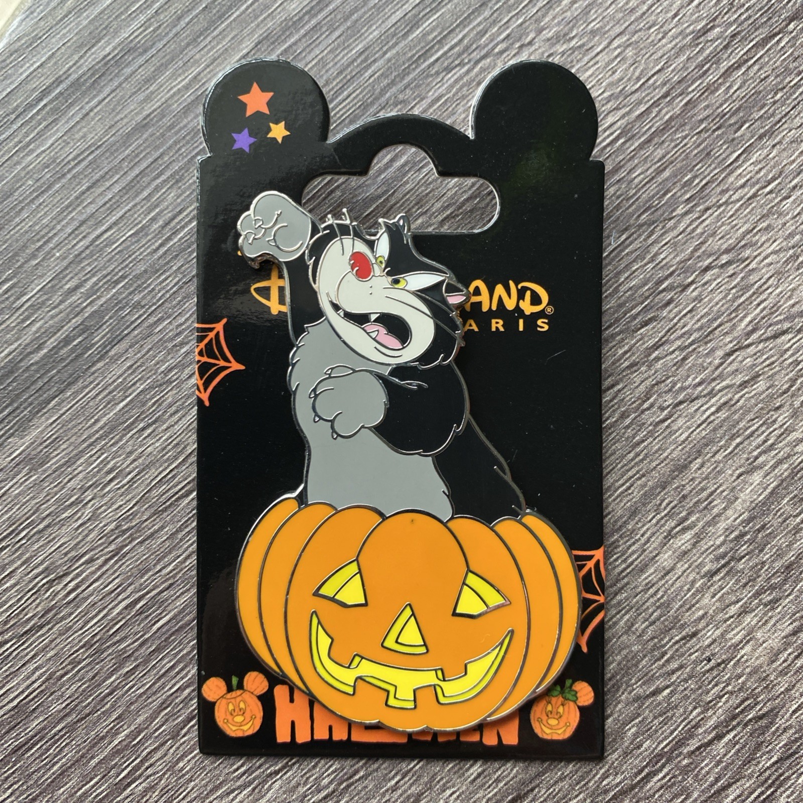 Disney Disneyland Paris Pin - Lucifer - Halloween 2022 - Cinderella Cat