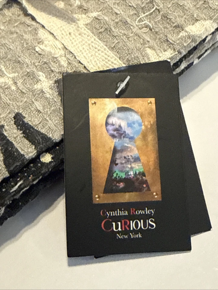 Cynthia Fowler Curious 6 paños de cocina de Halloween toallas Halloween gatos estrellas puntos Foto 4 de 4