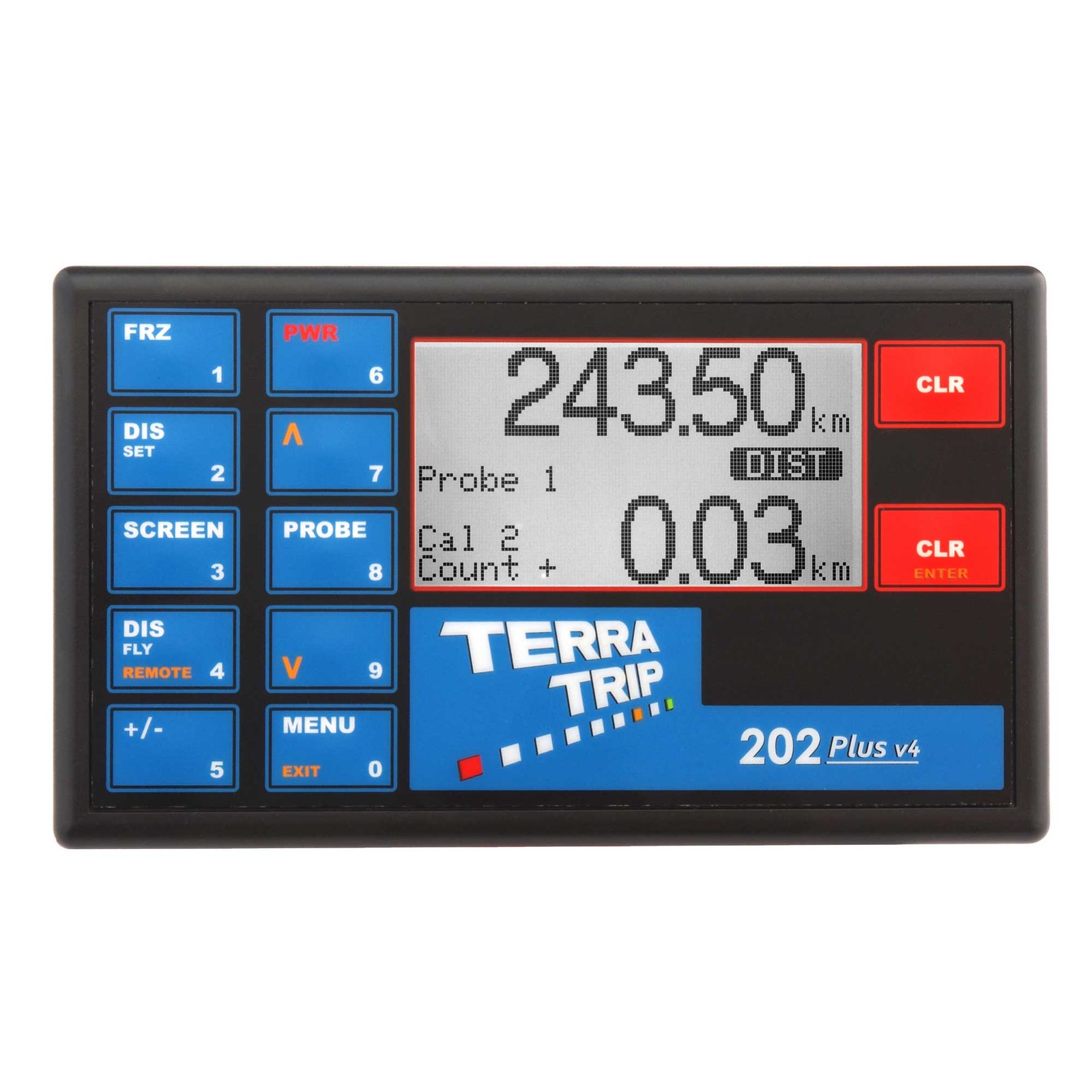 Terratrip 202 Plus V4 Rally Computer with Speed Readout, Standard Model – T002V4