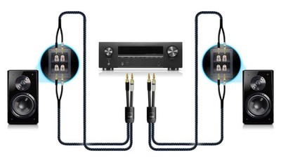 SVS SoundPath Ultra Bi-Wire Speaker Cable with Spade Connectors - Each (10 ft.)