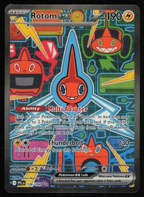 2025 MEGA EVOLUTION SERIES - PHANTASMAL FLAMES ROTOM EX SPECIAL ILLUSTRATION