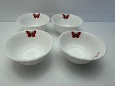 Sarvah Opal Butterfly Bowls For Snacks Fruit Dessert Sauces Set Of 4