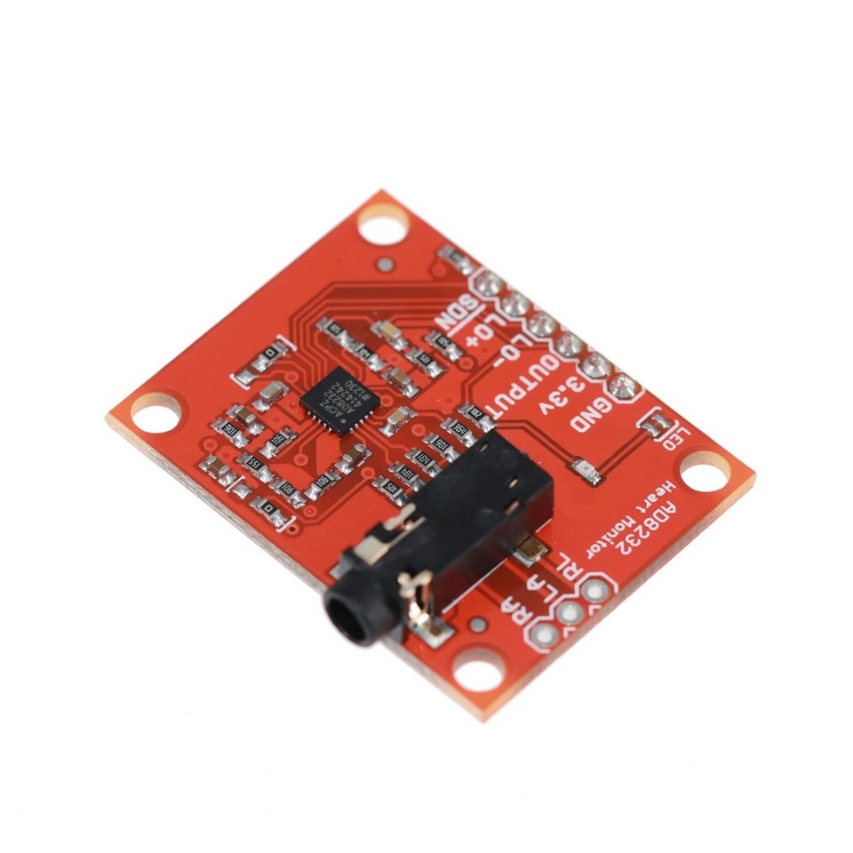 Module ECG AD8232 ICQUANZX - Capteur De Rythme Cardiaque Pour Arduino, Parfait Pour Le Fitness Et Les Projets DIY