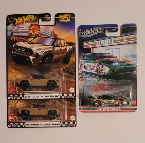 Hot Wheels Premium Boulevard 2024: Toyota Tacoma TRD Pro Nera Scala 1:64 - Nuovo