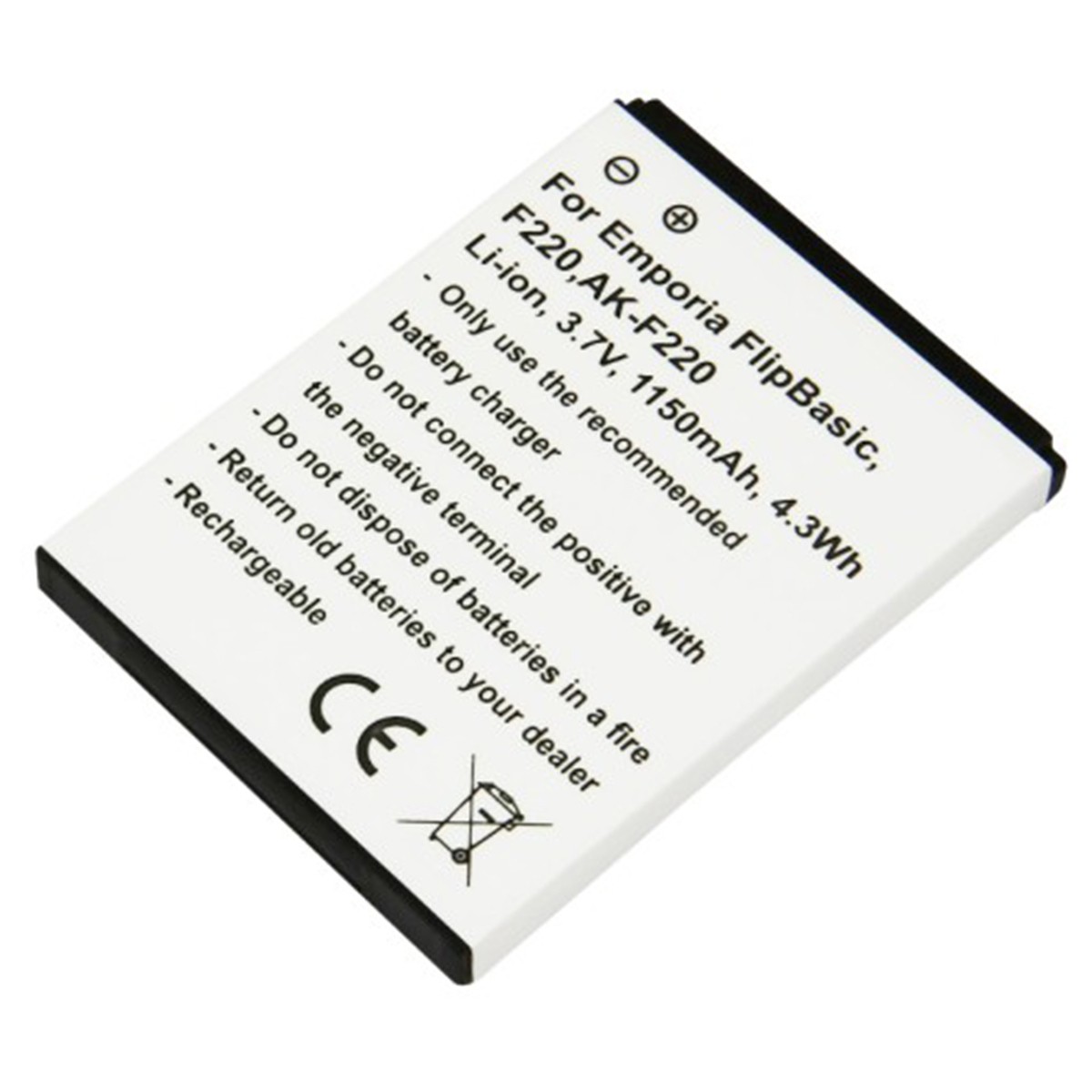 Batterie pour Emporia FlipBasic F220 résout les coupures de votre téléphone
