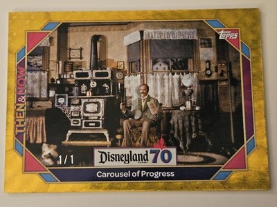 Topps Disneyland 70th Anniversary Carousel Of Progress 1/1
