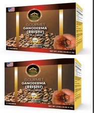 2pack coffee Ganoderma Reishi 4-1 Healthy-Vitality-Tasty 15 sachets each pack