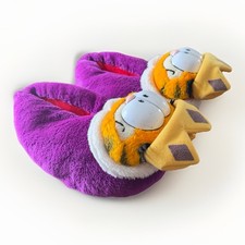 Vintage 1978 Garfield Rare Purple Slippers. Adult Large