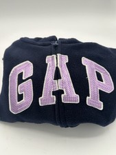 Gap Girls Blue Zip-Up Hoodie, Size S 6-7