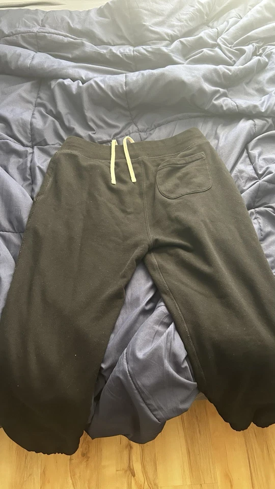 Pantalones deportivos Polo Ralph Lauren para hombre talla M negros/rojos Foto 2 de 3