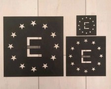 "Enclave" Logo Stencil Set - 3 Sizes - Fallout Series