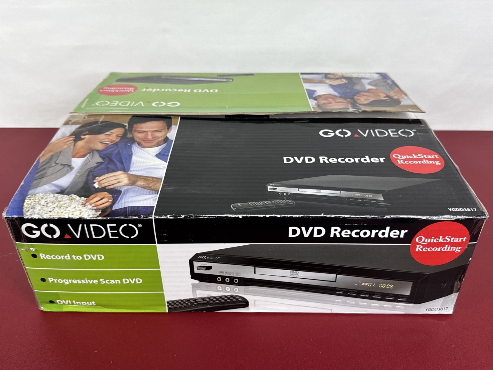 Go Video YGDD3817 DVD Recorder-Player,  New In Open Box