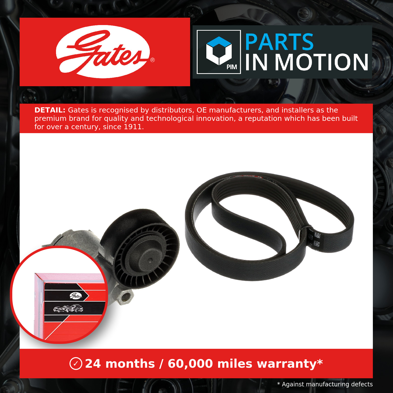 Drive Belt Kit fits NISSAN NOTE E12 1.5D 13 to 16 Set Gates 117202495R Quality