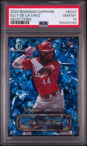 Elly De La Cruz 2024 Bowman Sapphire - Sapphire Selections - Rookie (RC) PSA 10