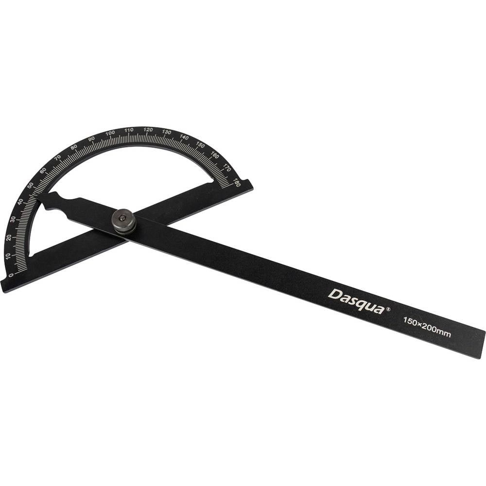 Mesureur d'angle 180° Dasqua haute précision mécanique en acier trempé