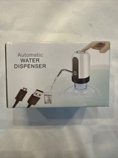 Automatic Universal Rechargeable Water Dispenser Pump USB Power Switch Black