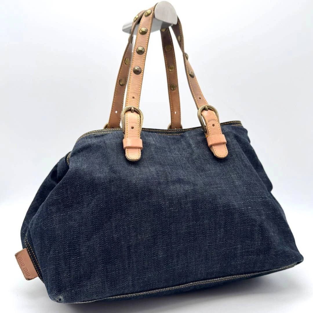 miumiu さくらんぼデニムトート Miu Miu Tote Denim Exterior Bags & Handbags for Women for sale | eBay