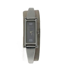 Gucci Quartz Watch Stainless Steel Gray Silver 1500L Used