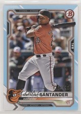 2021 Bowman Sky Blue Border 16/499 Anthony Santander #3 06y2